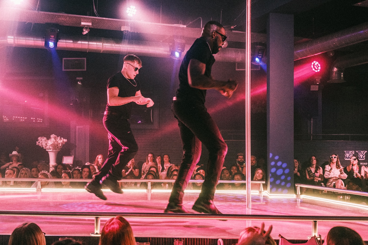 Sharol and Jayson performing at Dreamboys