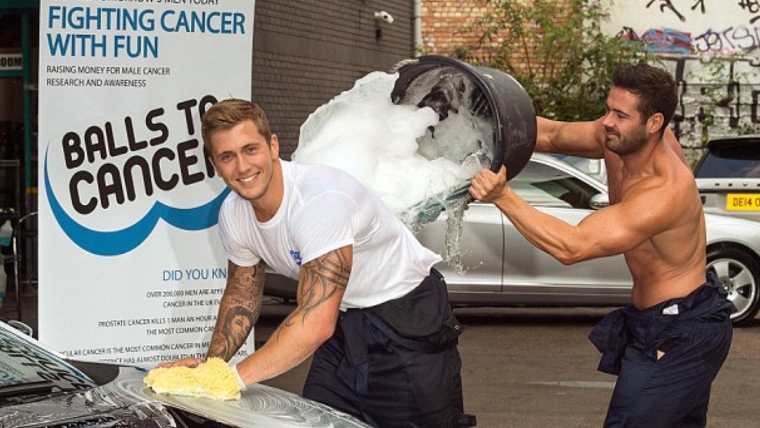 Male Strippers | TOWIE's Dan Osborne joins the male strippers for a charity cash wash