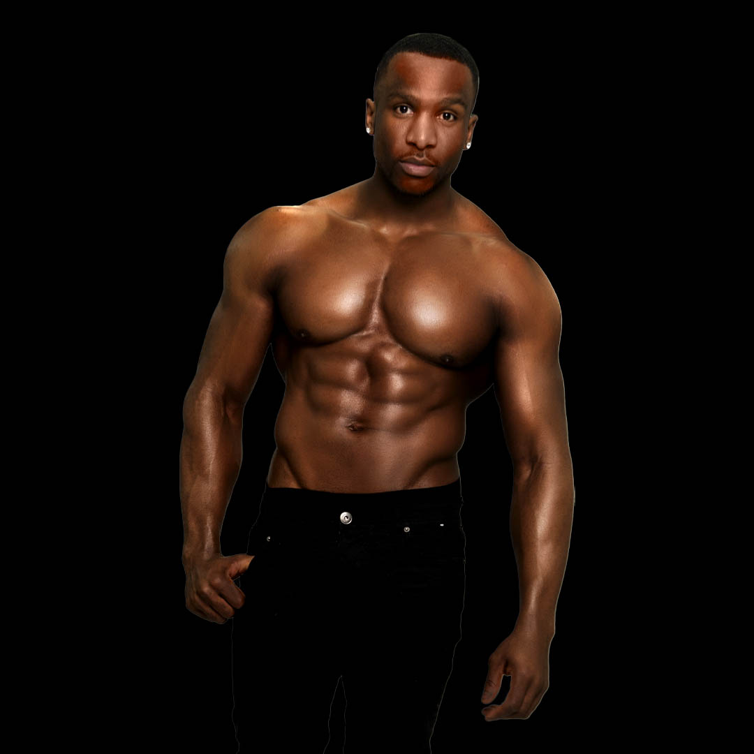 male strippers from the Dreamboys male strip club | Pjay Finch
